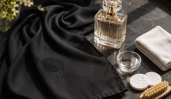 از بین بردن لکه عطر از روی لباس تیره